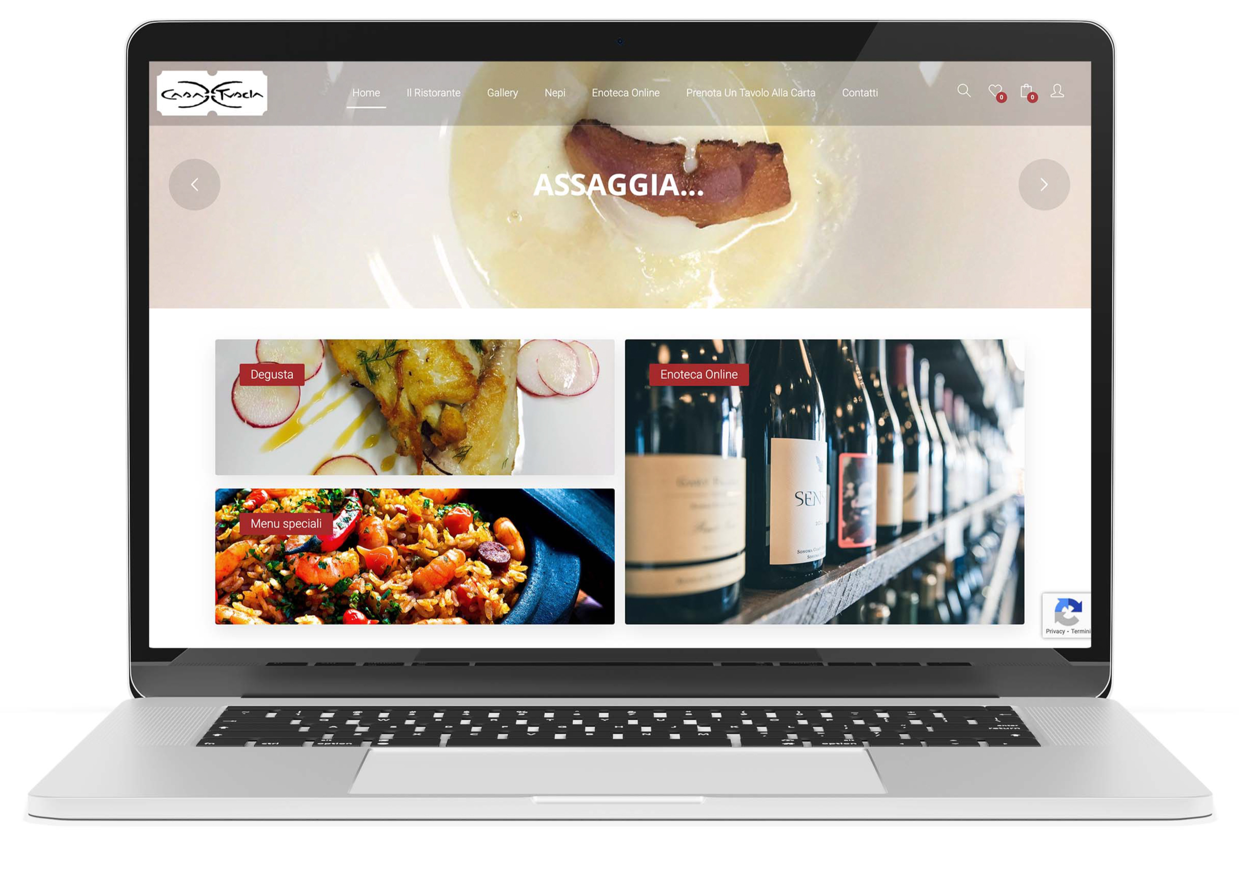 Ristorante Casa Tuscia - Website