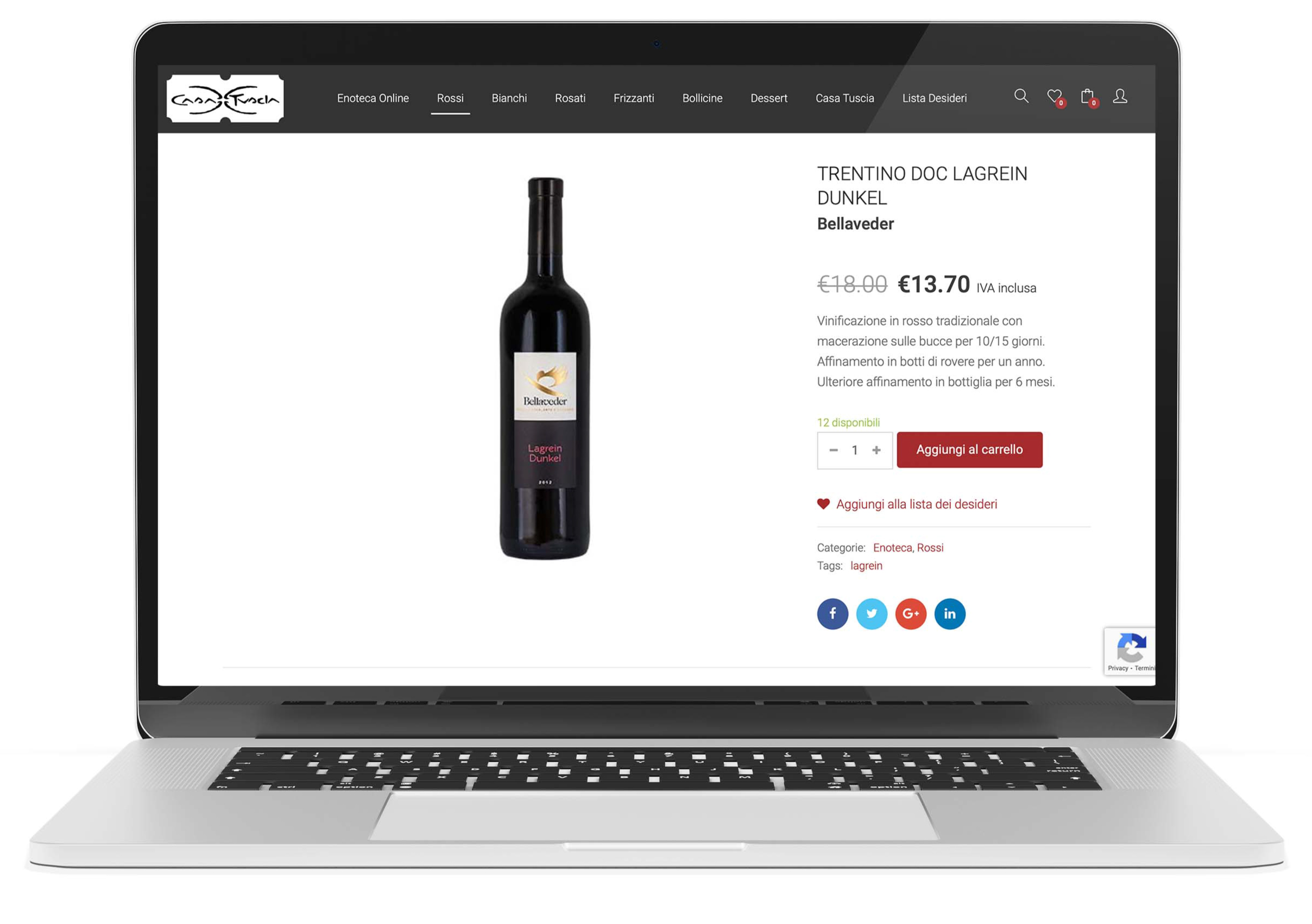 Ristorante Casa Tuscia - Website