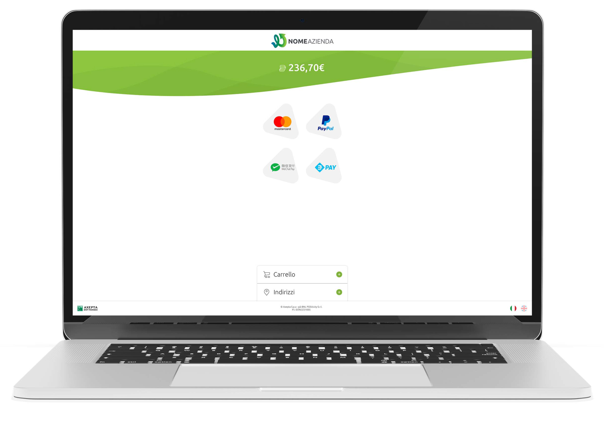 Axepta Developer Area - App